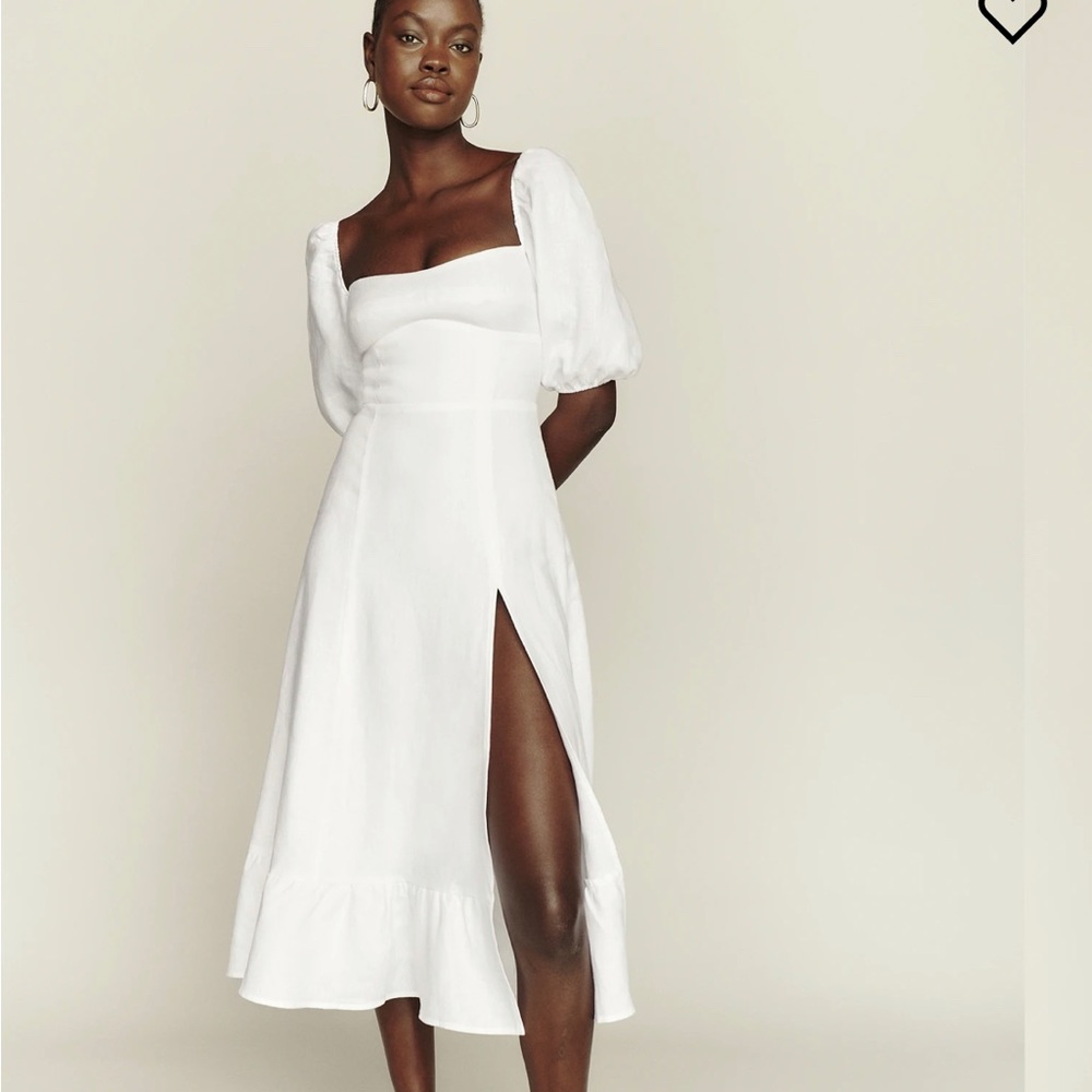 Reformation Belgium Linen Dress Size 8